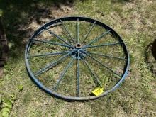 Blue Metal Wheel