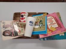 Mixed lot of children books and cups