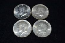 (4) Uncirculated Kennedy Half Dollars 90% Silver