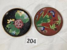 Chinese Cloisonne Plates