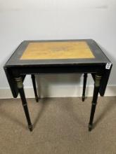 Vintage Faux Bamboo Chinoiserie Table