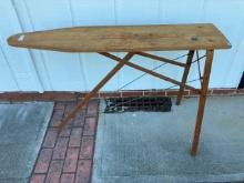 Antique Wooden Ironing Board