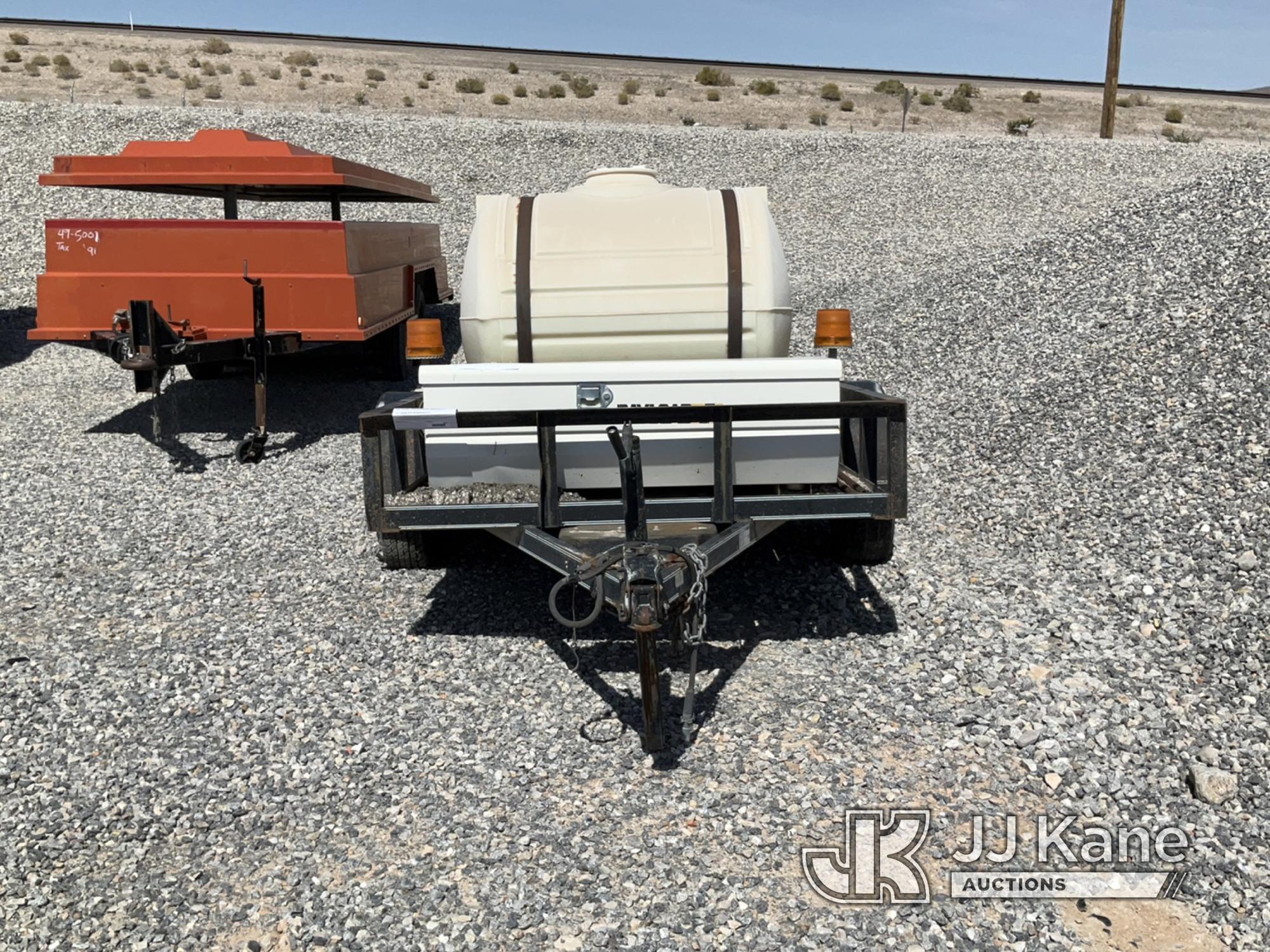 (Las Vegas, NV) 1994 Big Tex Flatbed Trailer 2 In. Ball, Deck 8 Ft. 3 In. Long, 5 Ft. Wide Bad Tires