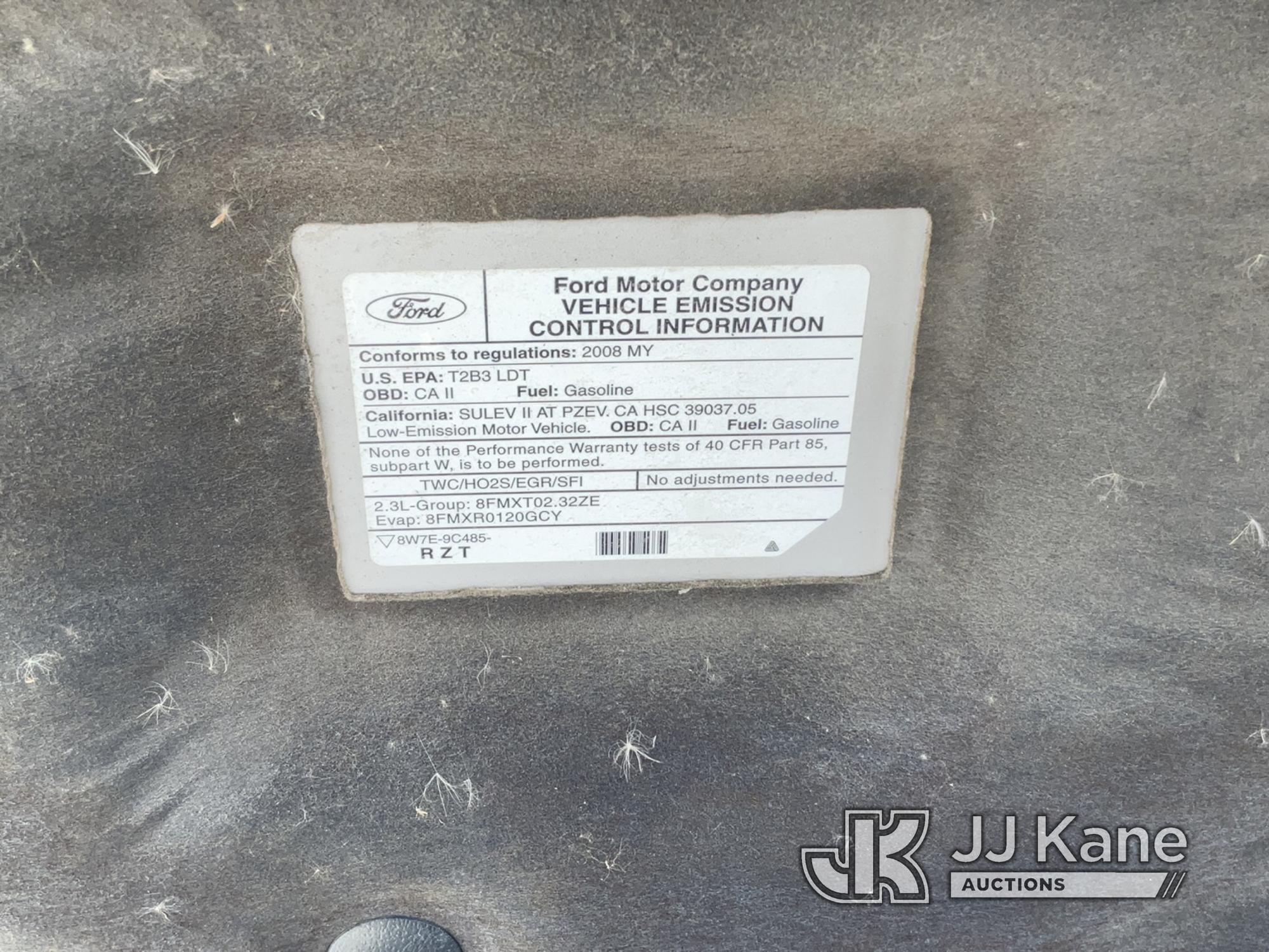 (Las Vegas, NV) 2008 Ford Escape Hybrid Minor Body Damage Jump To Start, Runs & Moves