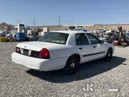 (Las Vegas, NV) 2011 Ford Crown Victoria Police Interceptor Body & Interior Damage Runs & Moves