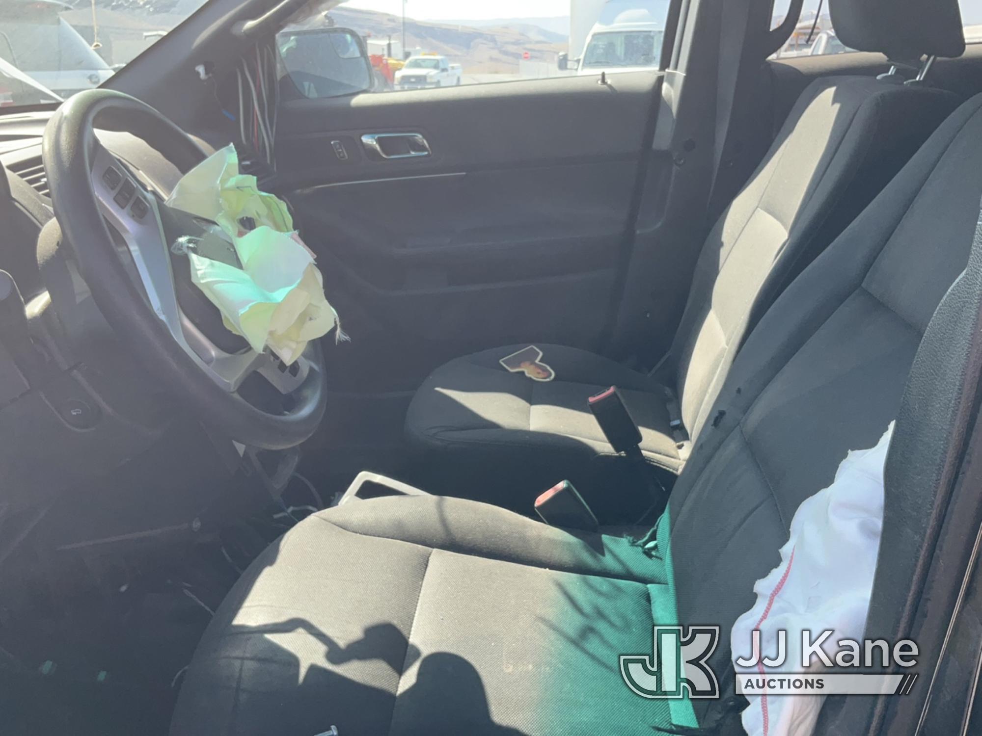 (Las Vegas, NV) 2015 Ford Explorer AWD Police Interceptor Dealers Only, Airbags Deployed, No Key