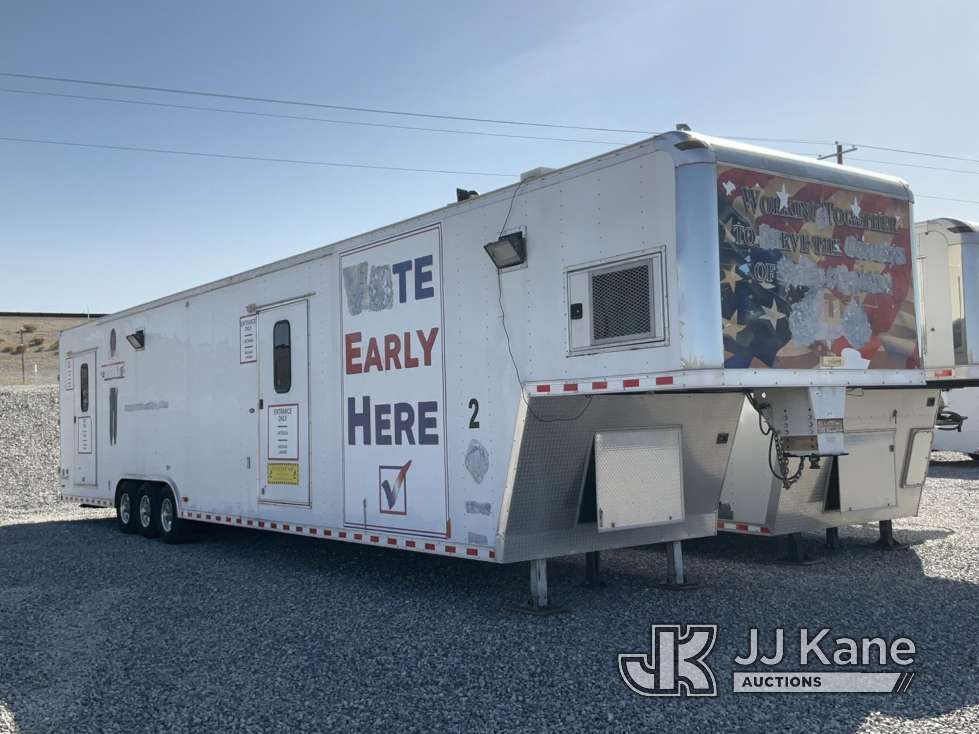 (Las Vegas, NV) 2008 Pace American Trailer SCXF8548TTA4 Enclosed Trailer, 5th Wheel, GVWR 18,000 Lbs