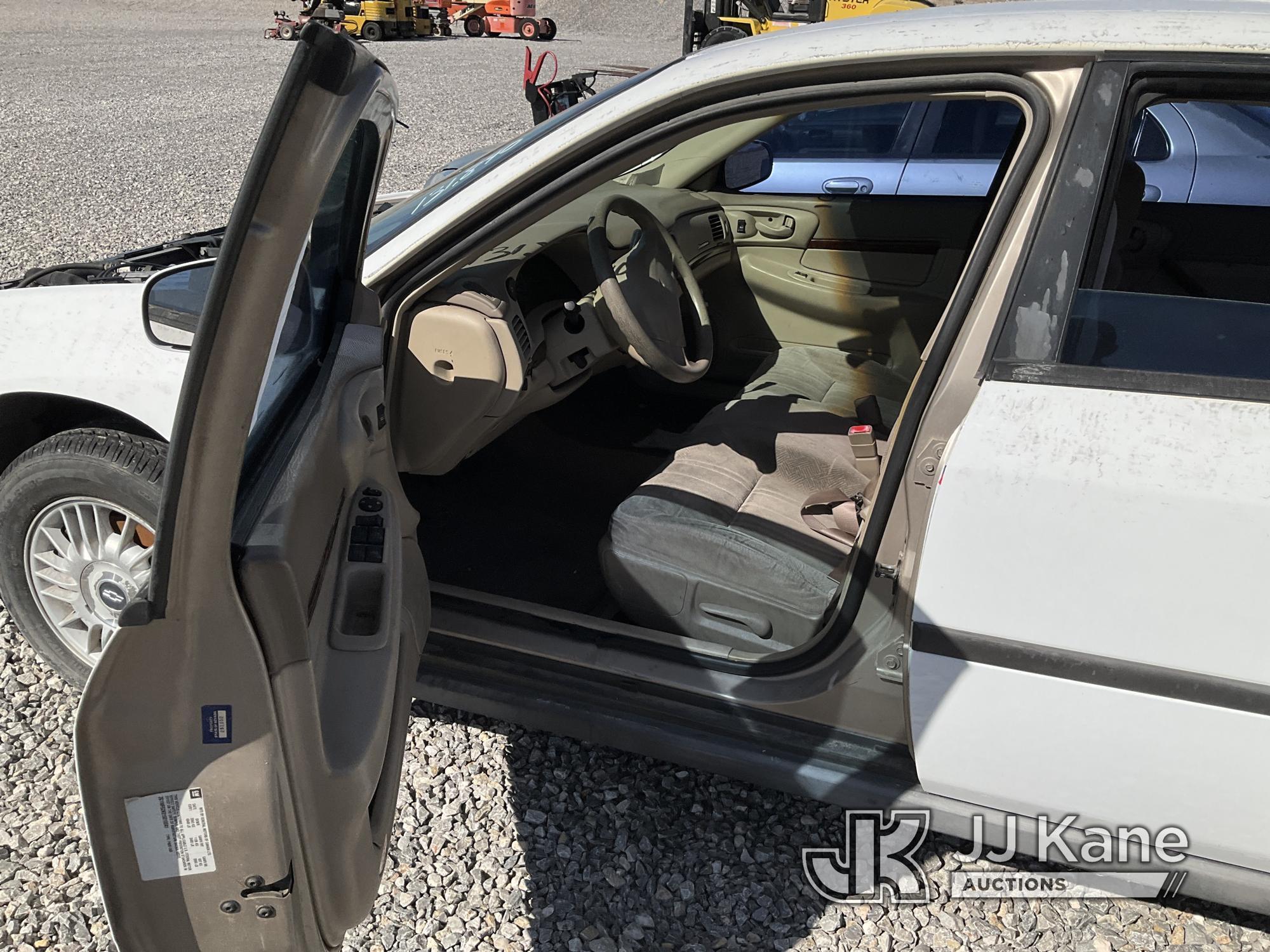 (Las Vegas, NV) 2001 Chevrolet Impala Body & Interior Damage, Missing Parts, Jump To Start, Turns Ov