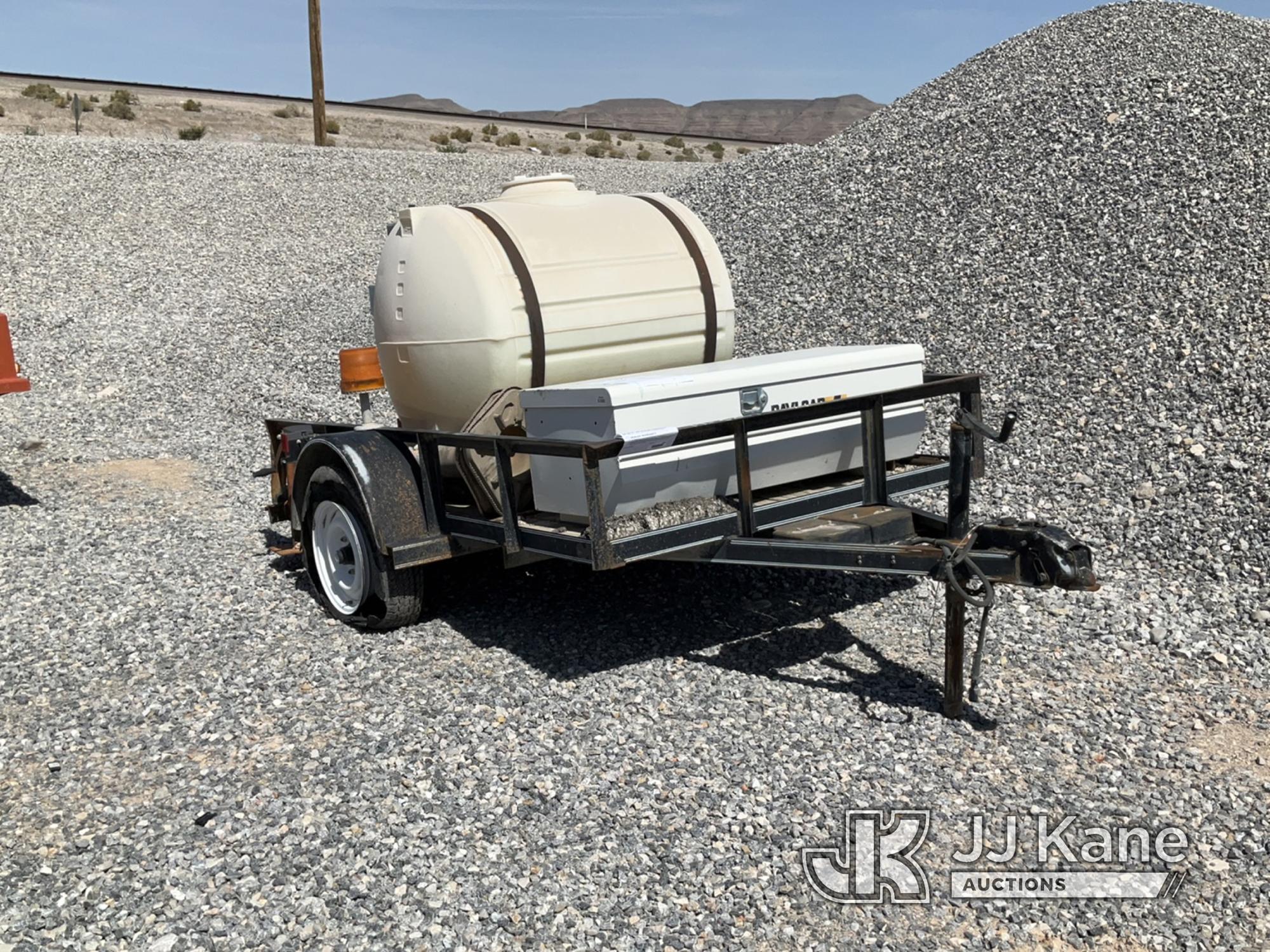 (Las Vegas, NV) 1994 Big Tex Flatbed Trailer 2 In. Ball, Deck 8 Ft. 3 In. Long, 5 Ft. Wide Bad Tires