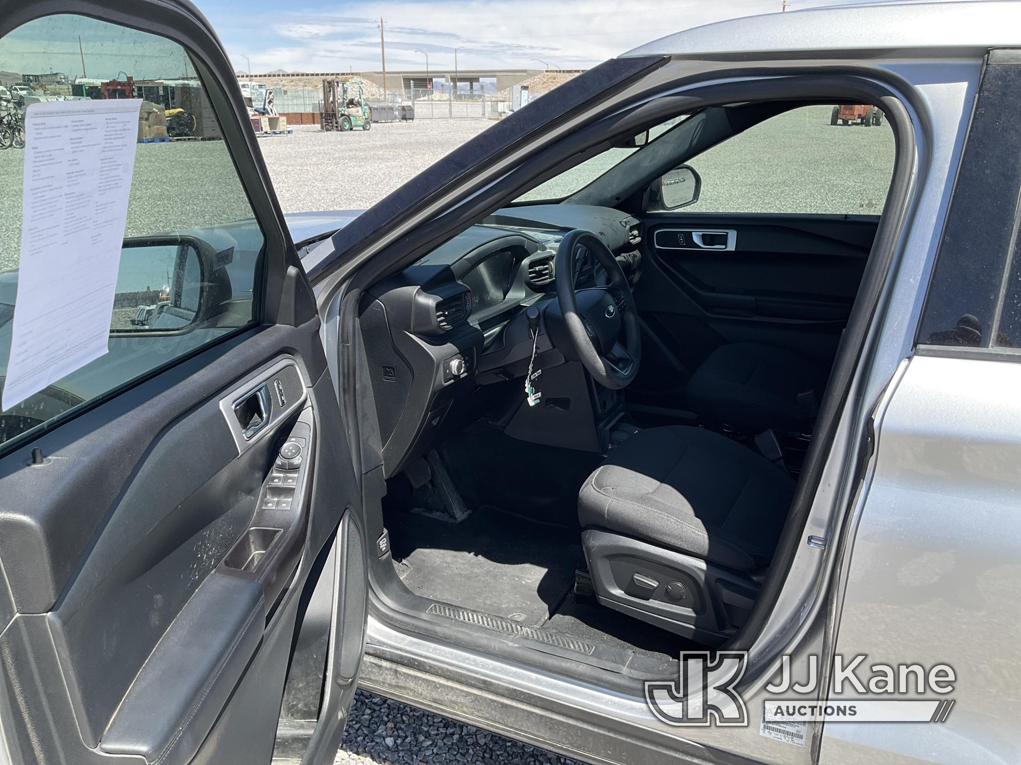(Las Vegas, NV) 2020 Ford Explorer AWD Police Interceptor No Console Check Engine Light On, Traction