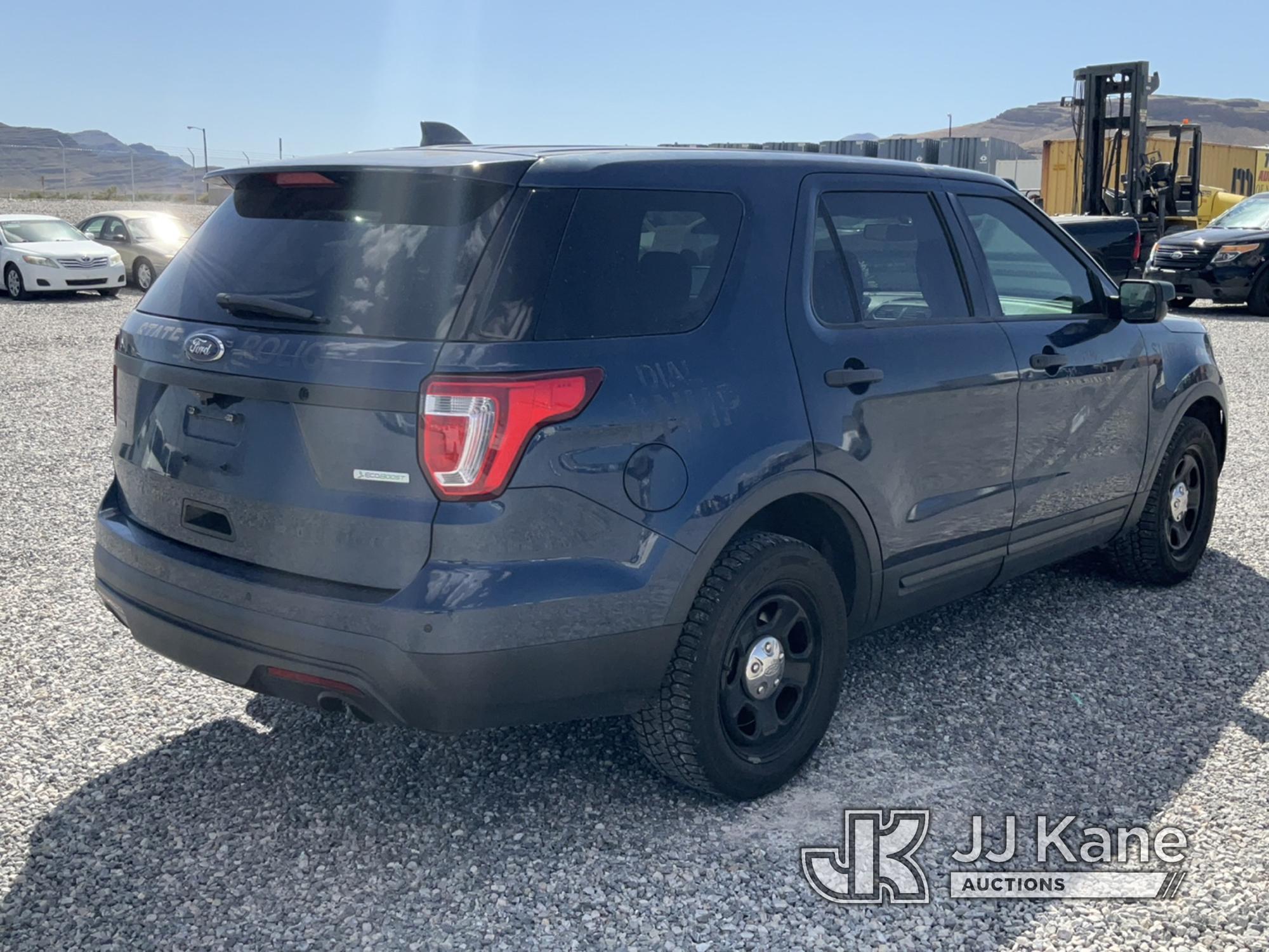 (Las Vegas, NV) 2017 Ford Explorer AWD Police Interceptor No Console Runs & Moves