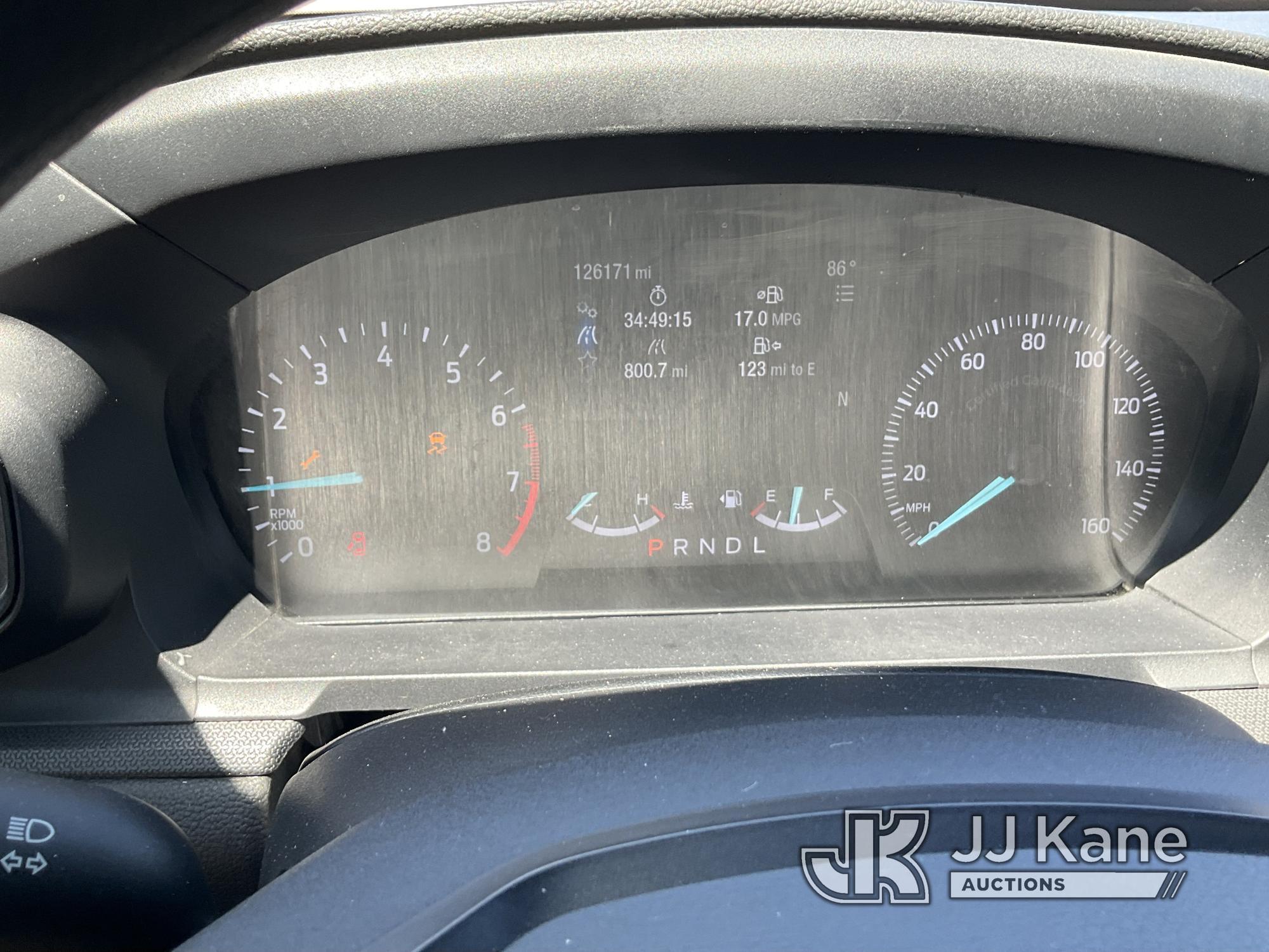 (Las Vegas, NV) 2020 Ford Explorer AWD Police Interceptor No Console Check Engine Light On, Traction