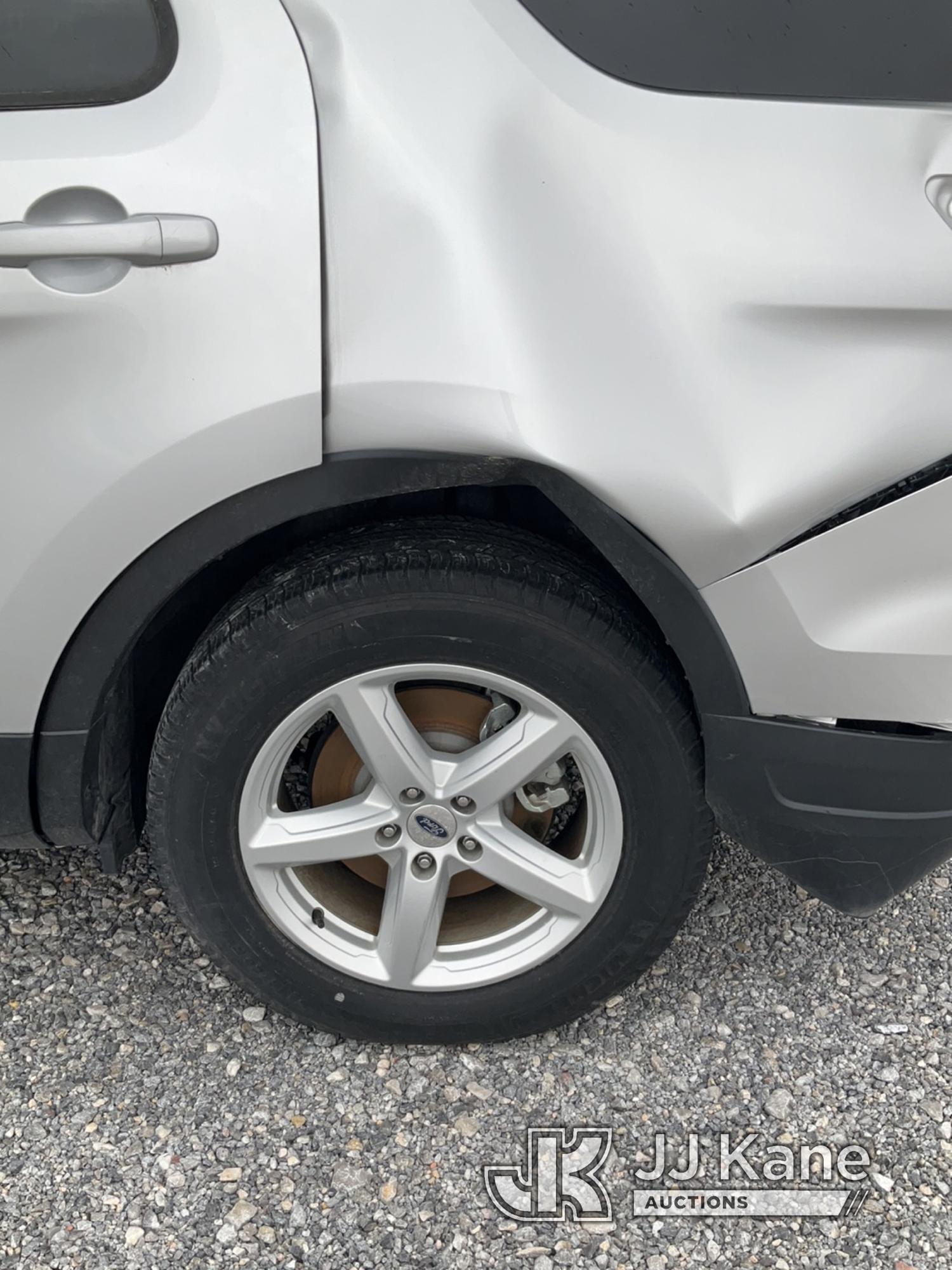 (Las Vegas, NV) 2018 Ford Explorer Wrecked, Missing Parts, Towed In Jump To Star, Runs & Moves