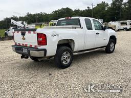 (Robert, LA) 2012 Chevrolet Silverado 2500HD 4x4 Extended-Cab Pickup Truck Runs & Moves) (Body Damag