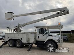 (San Antonio, TX) HiRanger TCX-60, Bucket Truck rear mounted on 2009 International 7400 Utility Truc