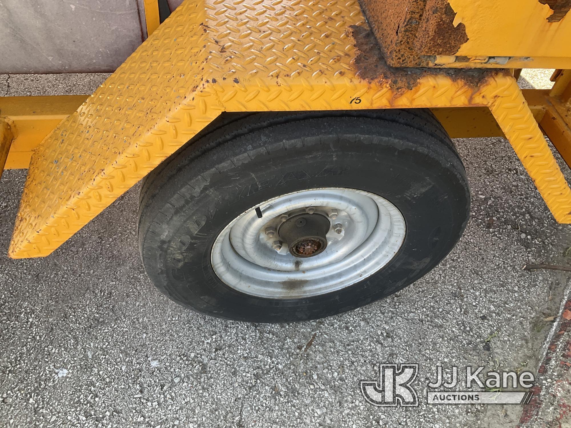 (Kansas City, MO) 2001 TSE UP70B Hydraulic Reel Trailer Not Running, Condition Unknown, Has A Bad St