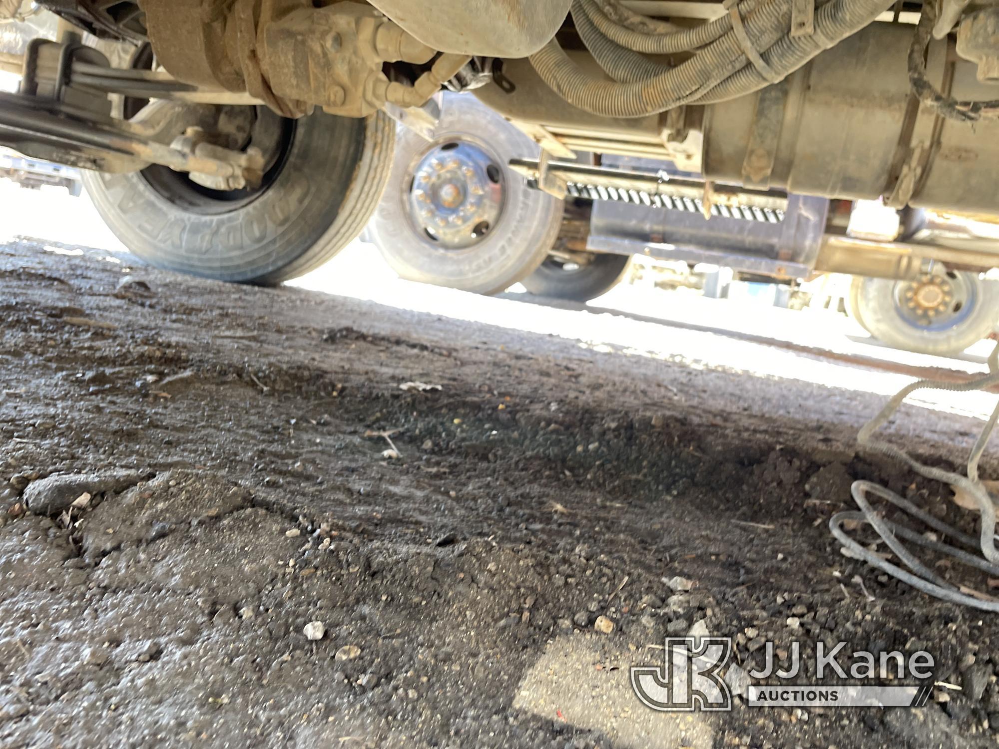 (Kansas City, MO) Altec LR756, Over-Center Bucket Truck mounted behind cab on 2013 Ford F750 Chipper