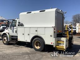(South Beloit, IL) 2014 International 4300 DuraStar Enclosed Utility/Air Compressor Truck Runs, Move