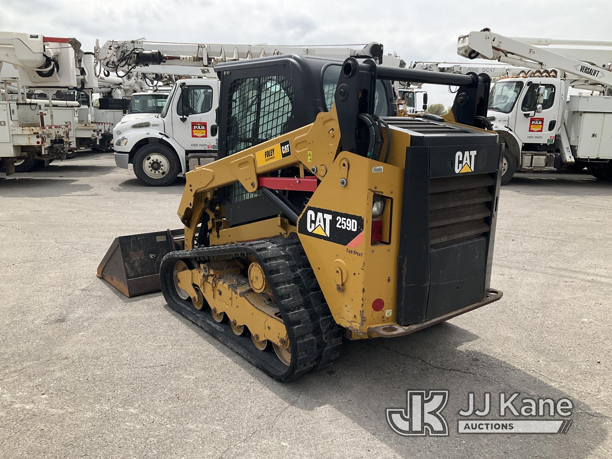 (Kansas City, MO) 2015 Cat 259D Tracked Skid Steer Loader Runs, Moves, & Operates