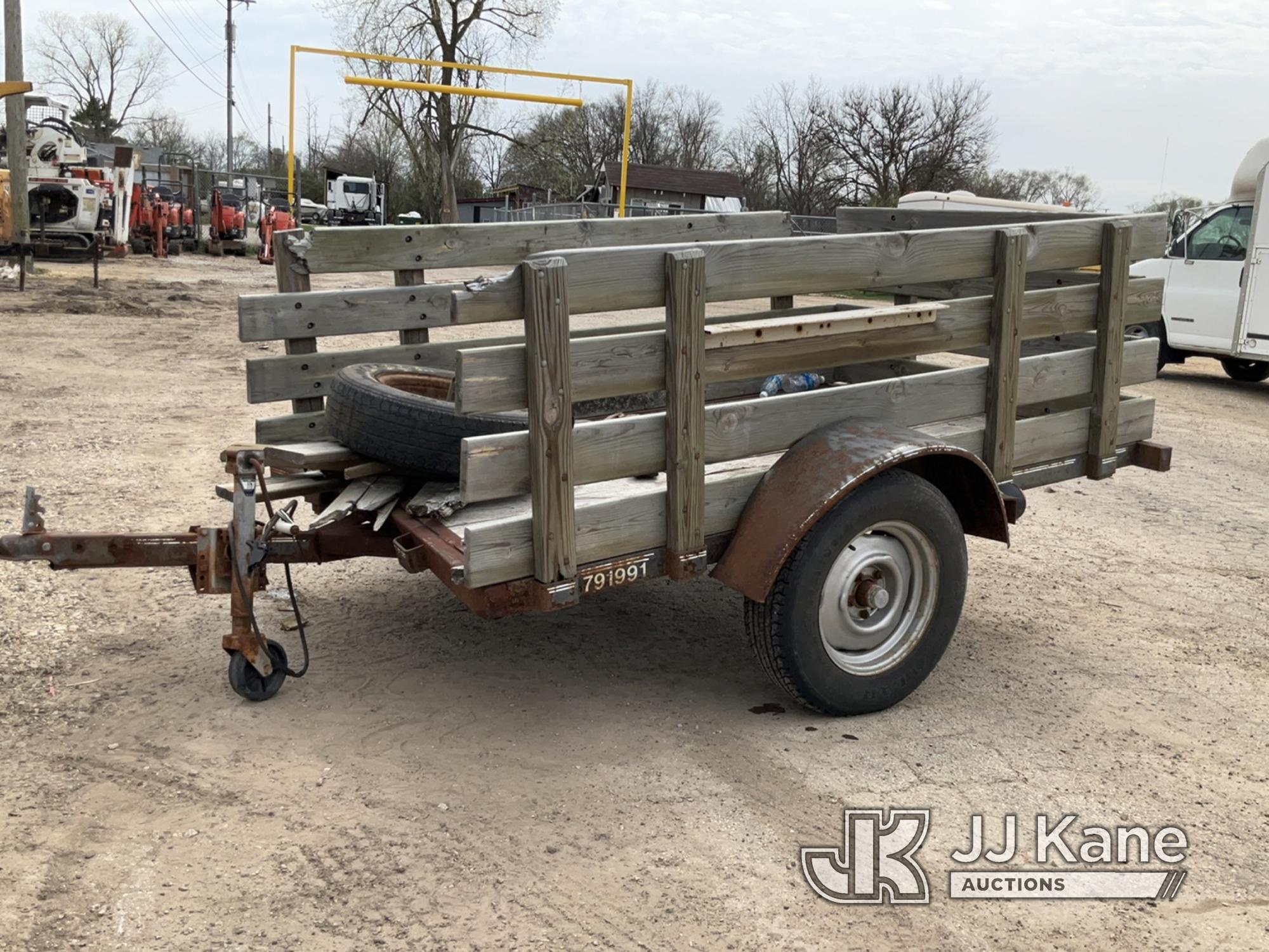 (South Beloit, IL) 1991 Homemade S/A Tagalong Utility Trailer No Title