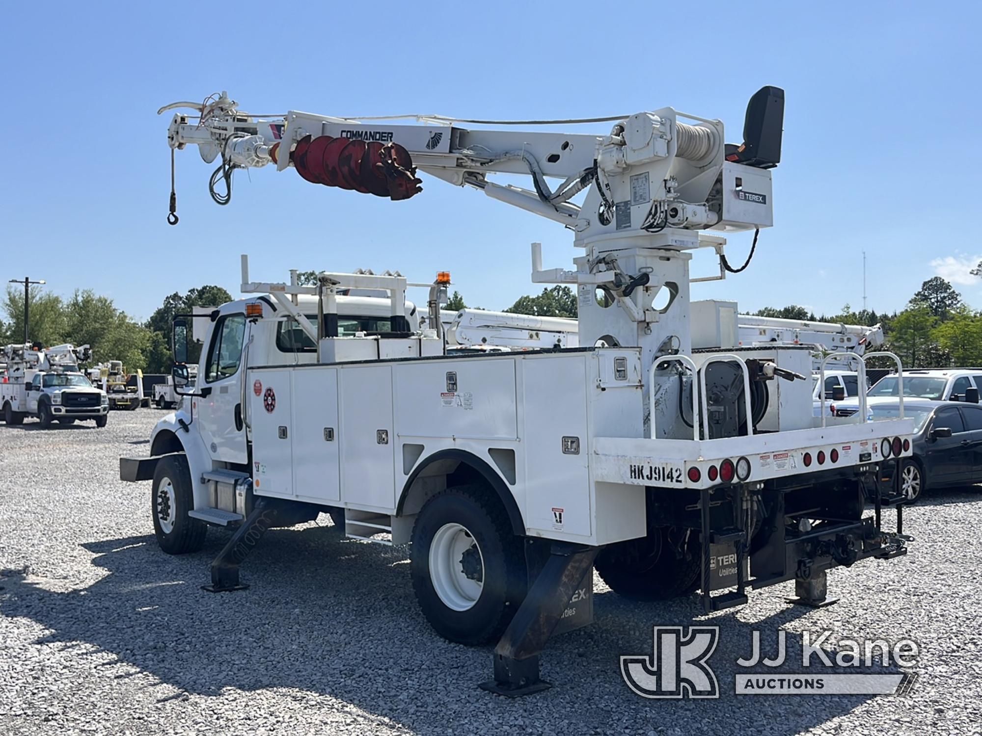 (Covington, LA) Terex/Telelect Commander C4047, Digger Derrick rear mounted on 2019 Freightliner M2