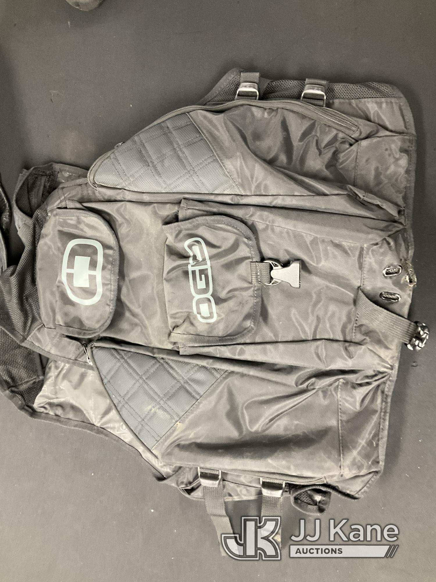 (Jurupa Valley, CA) Two Motorcycle Vests (Used) NOTE: This unit is being sold AS IS/WHERE IS via Tim