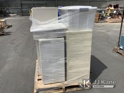 (Jurupa Valley, CA) 1 Pallet Of Filing Cabinets & Plastic Containers (Used) NOTE: This unit is being