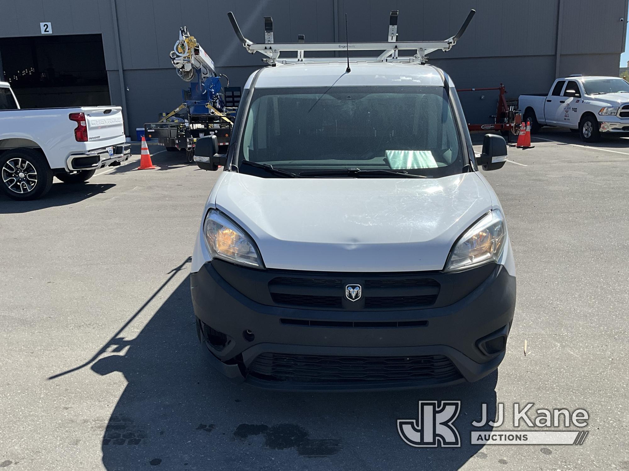 (Warren, MI) 2015 RAM ProMaster City Van Body/Service Truck Runs & Moves) (Jump To Start,  Cosmetic