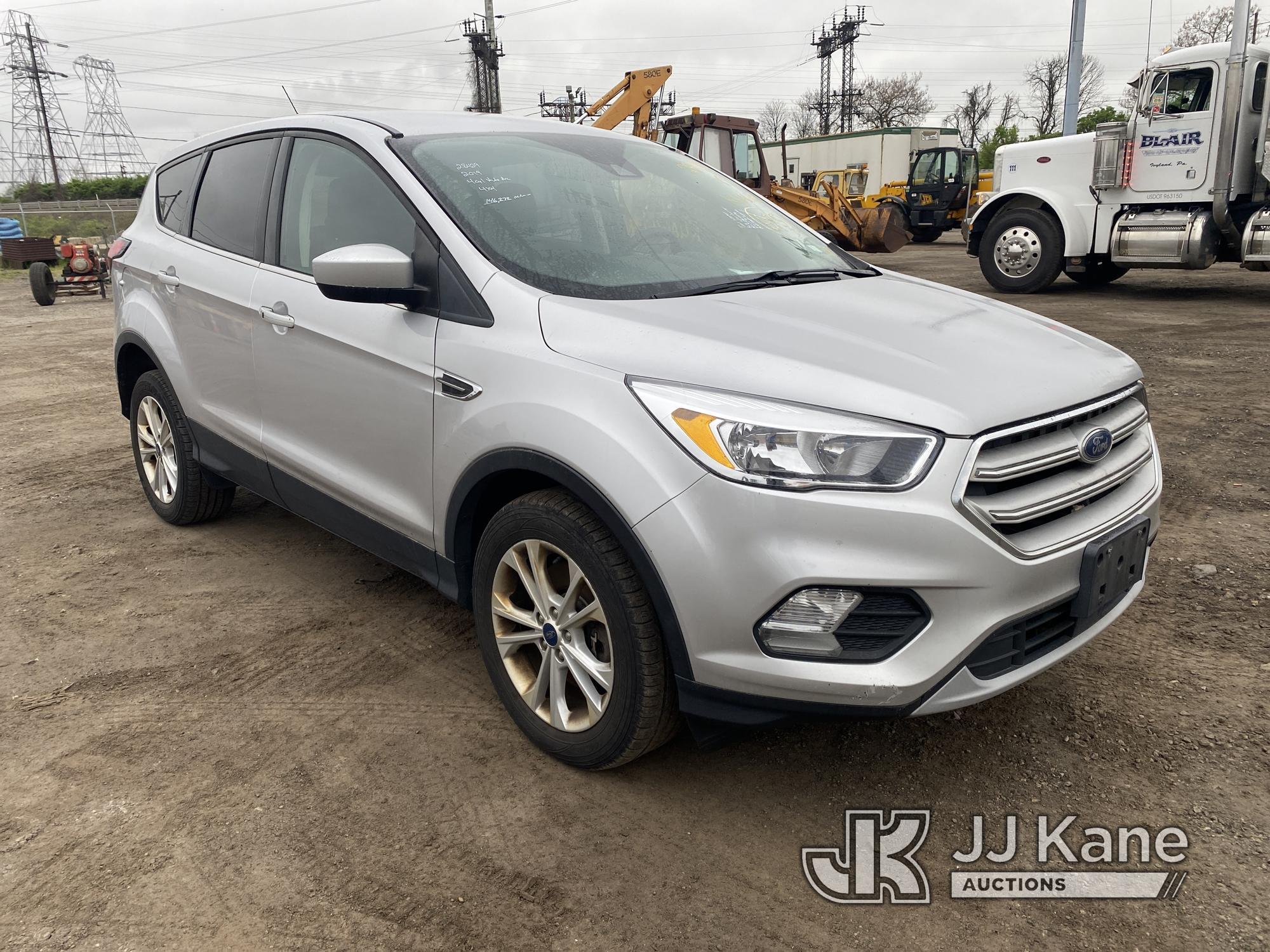 (Plymouth Meeting, PA) 2019 Ford Escape 4x4 4-Door Sport Utility Vehicle Runs & Moves, Body & Rust D