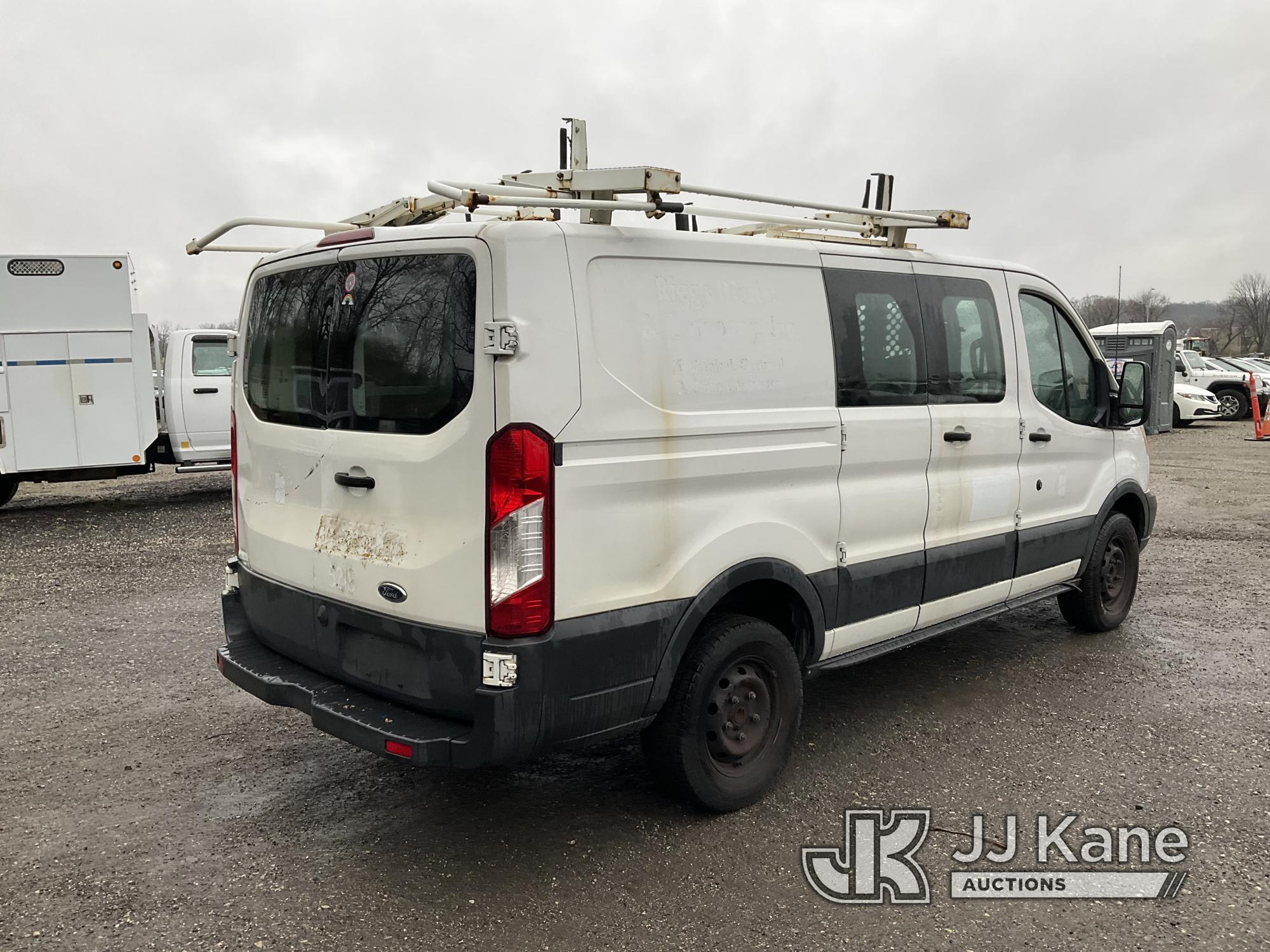 (Plymouth Meeting, PA) 2016 Ford Transit-250 Cargo Van Runs & Moves, Check Engine Light On, Cracked