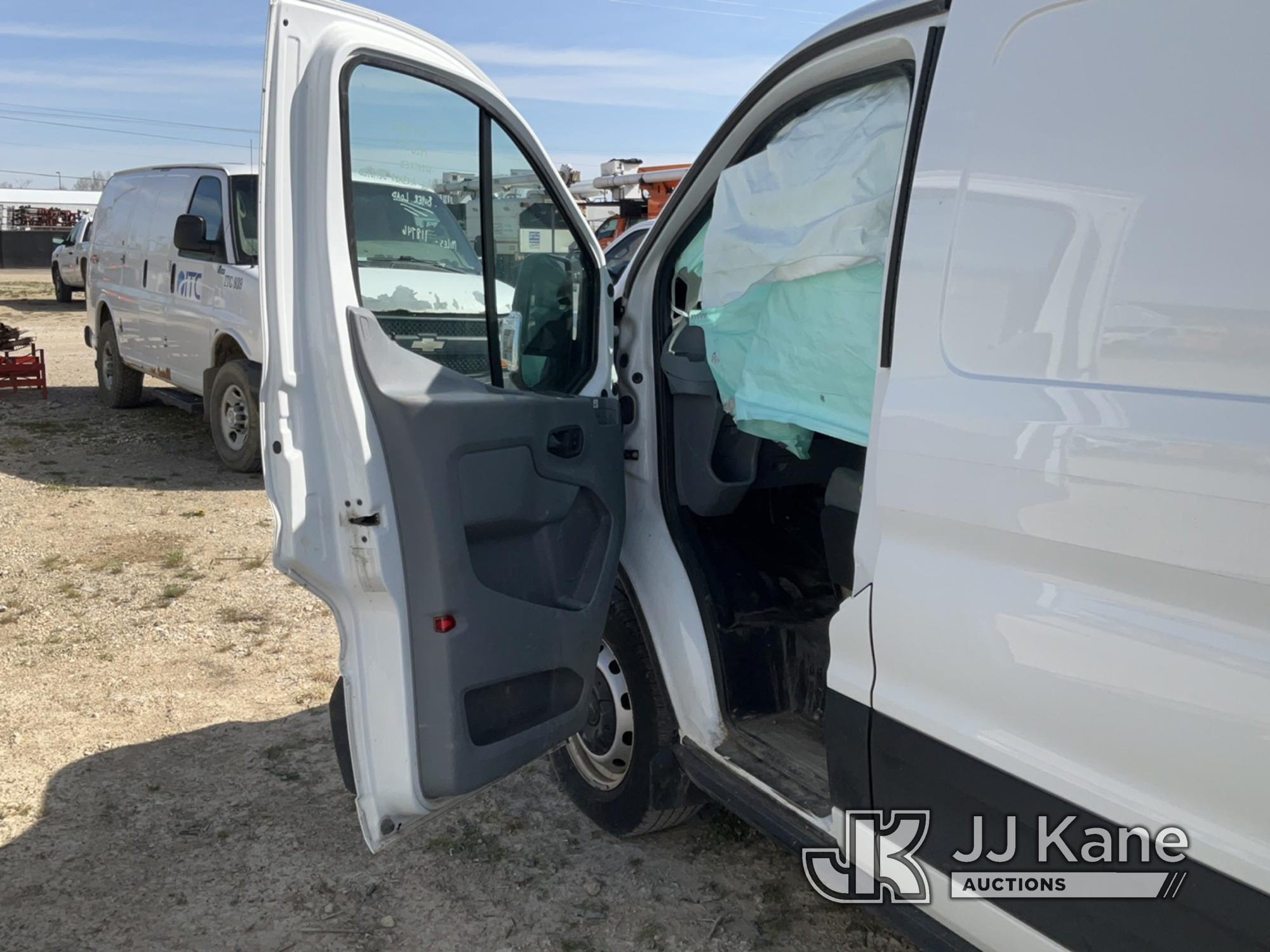 (Charlotte, MI) 2019 Ford Transit-250 Cargo Van Condition Unknown, Wrecked, All Airbags Deployed, BU
