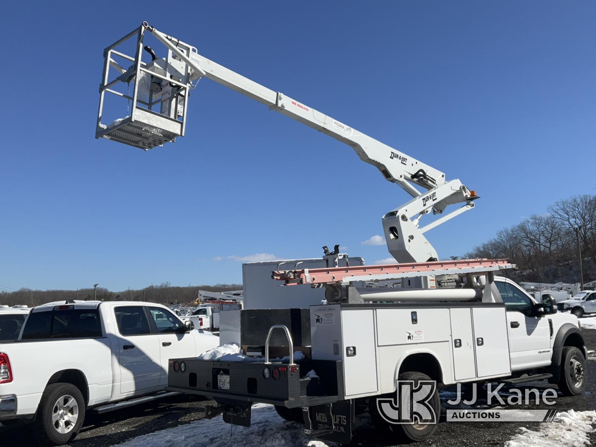 (Kings Park, NY) Dur-A-lift DCP-36TS, Articulating & Telescopic Non-Insulated Bucket Truck mounted b