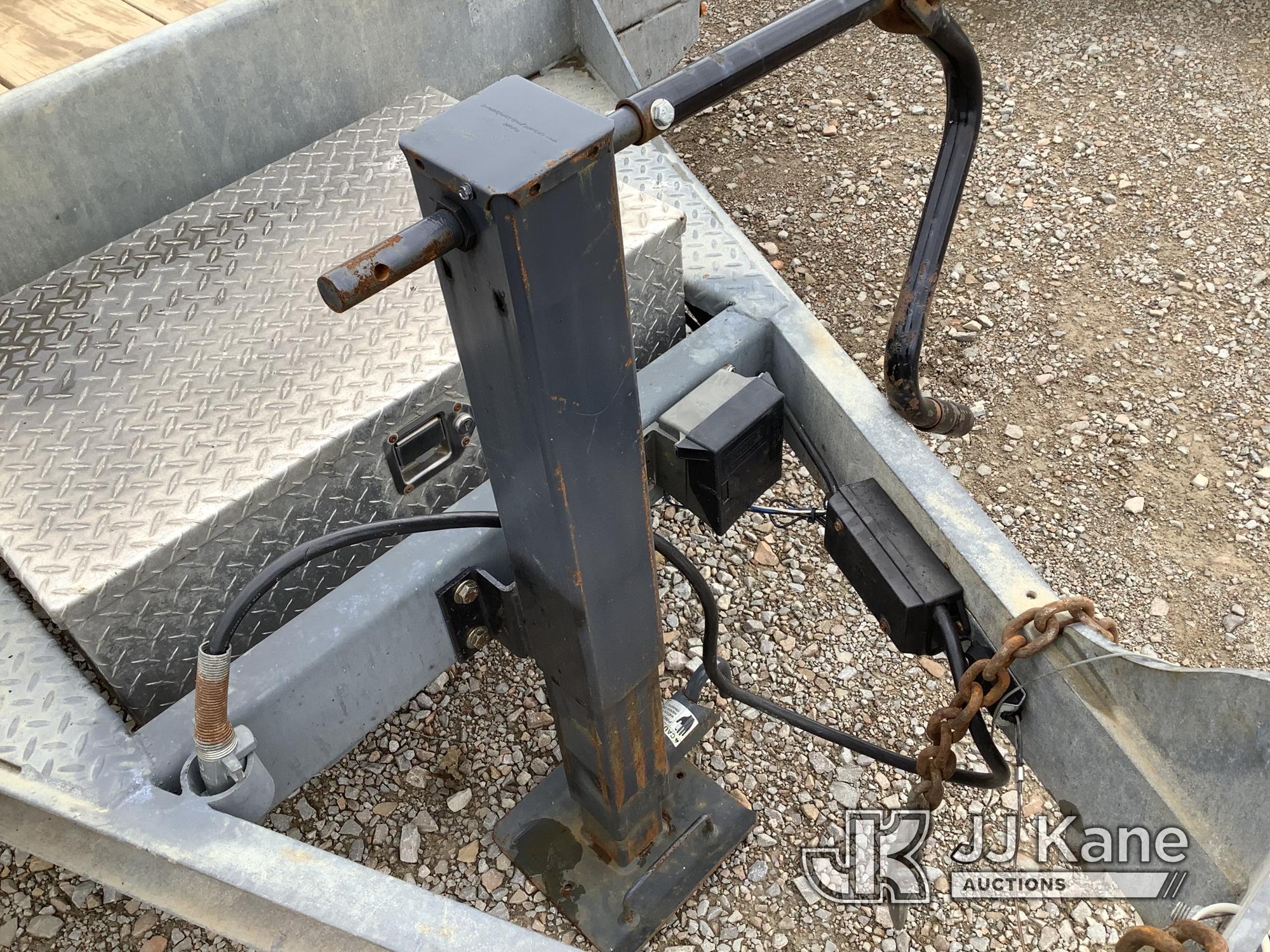 (Smock, PA) 2019 Cam Superline 7CAM20C T/A Galvanized Tagalong Equipment Trailer Rust Damage