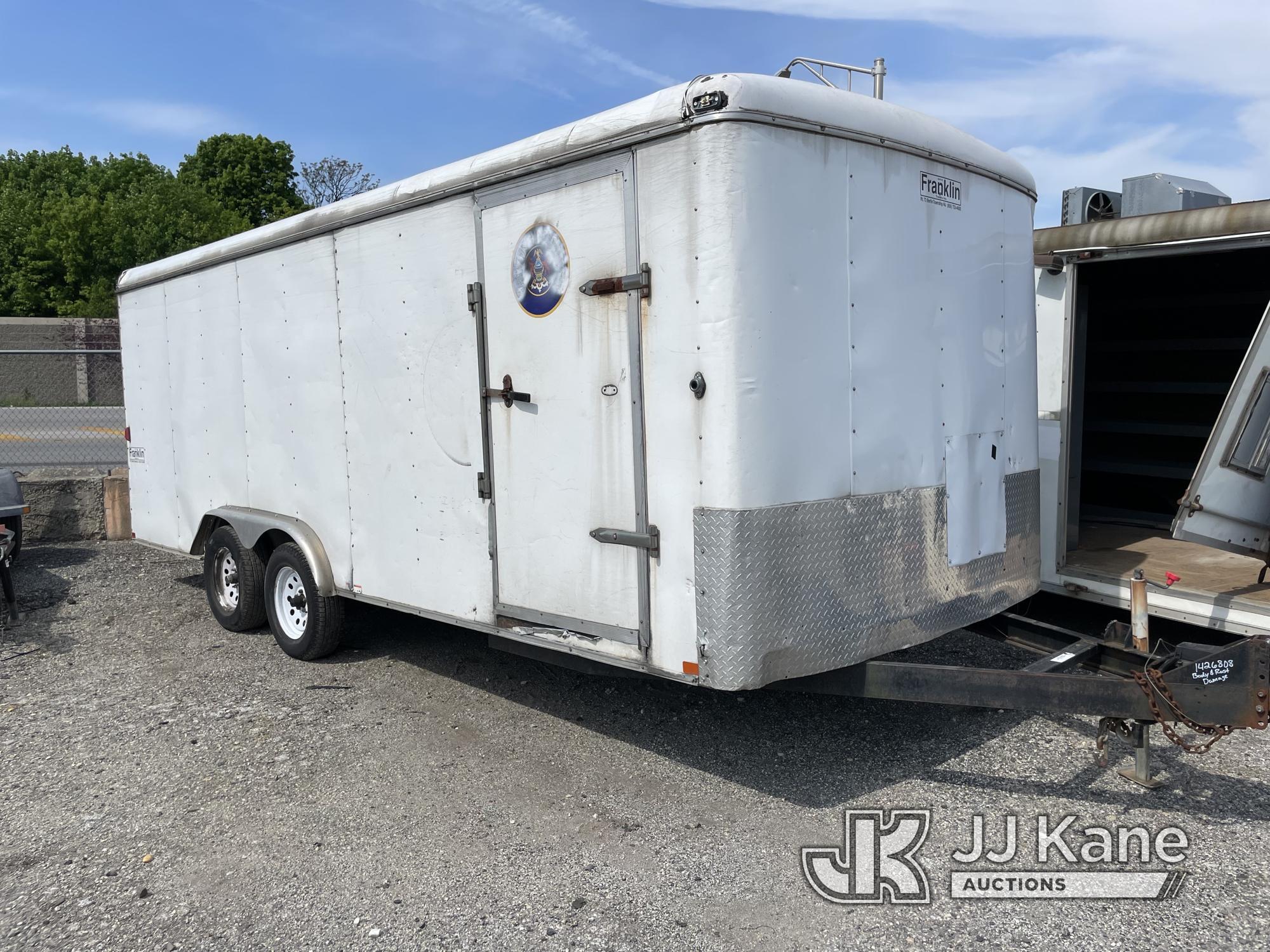 (Plymouth Meeting, PA) 2009 Carry-On REM 8x20CGR-7K T/A Enclosed Cargo Trailer Body & Rust Damage