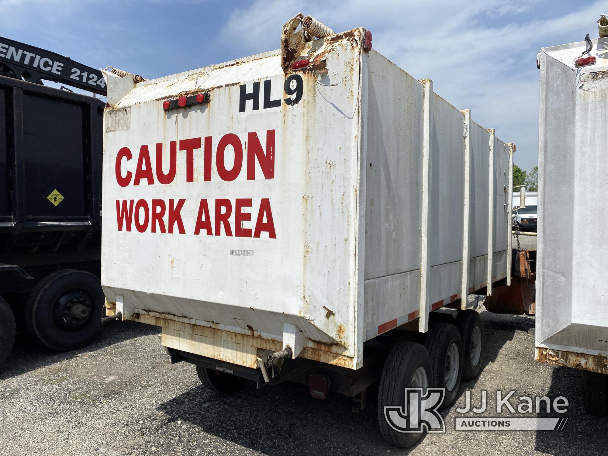 (Plymouth Meeting, PA) 1985 American Road Machinery ALC-20 Portable Leaf Vacuum, Trailer Mtd. Cranks