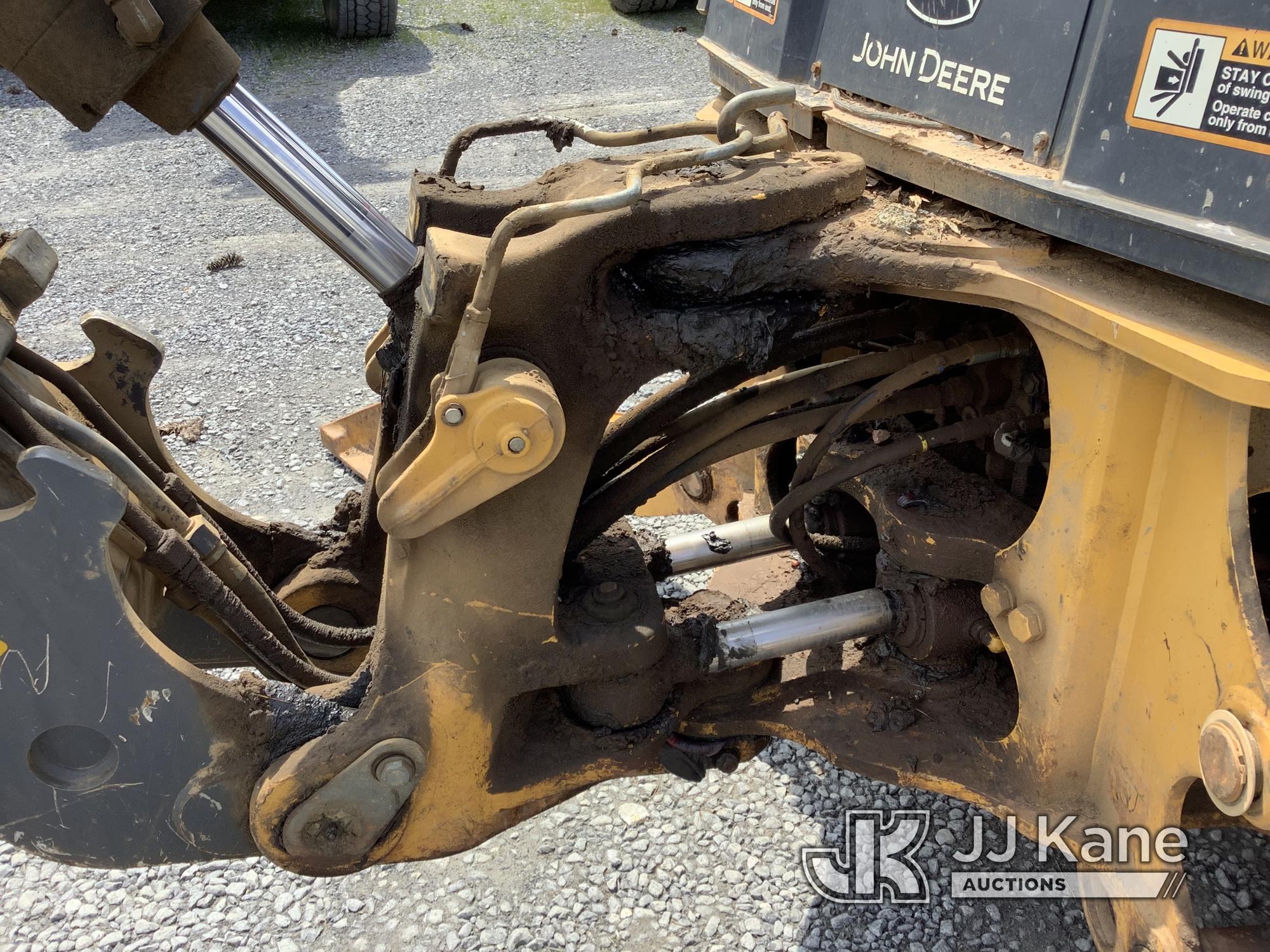 (Frederick, MD) 2016 John Deere 310 SL 4x4 Tractor Loader Backhoe Runs, Moves & Operates, Leaks Oil
