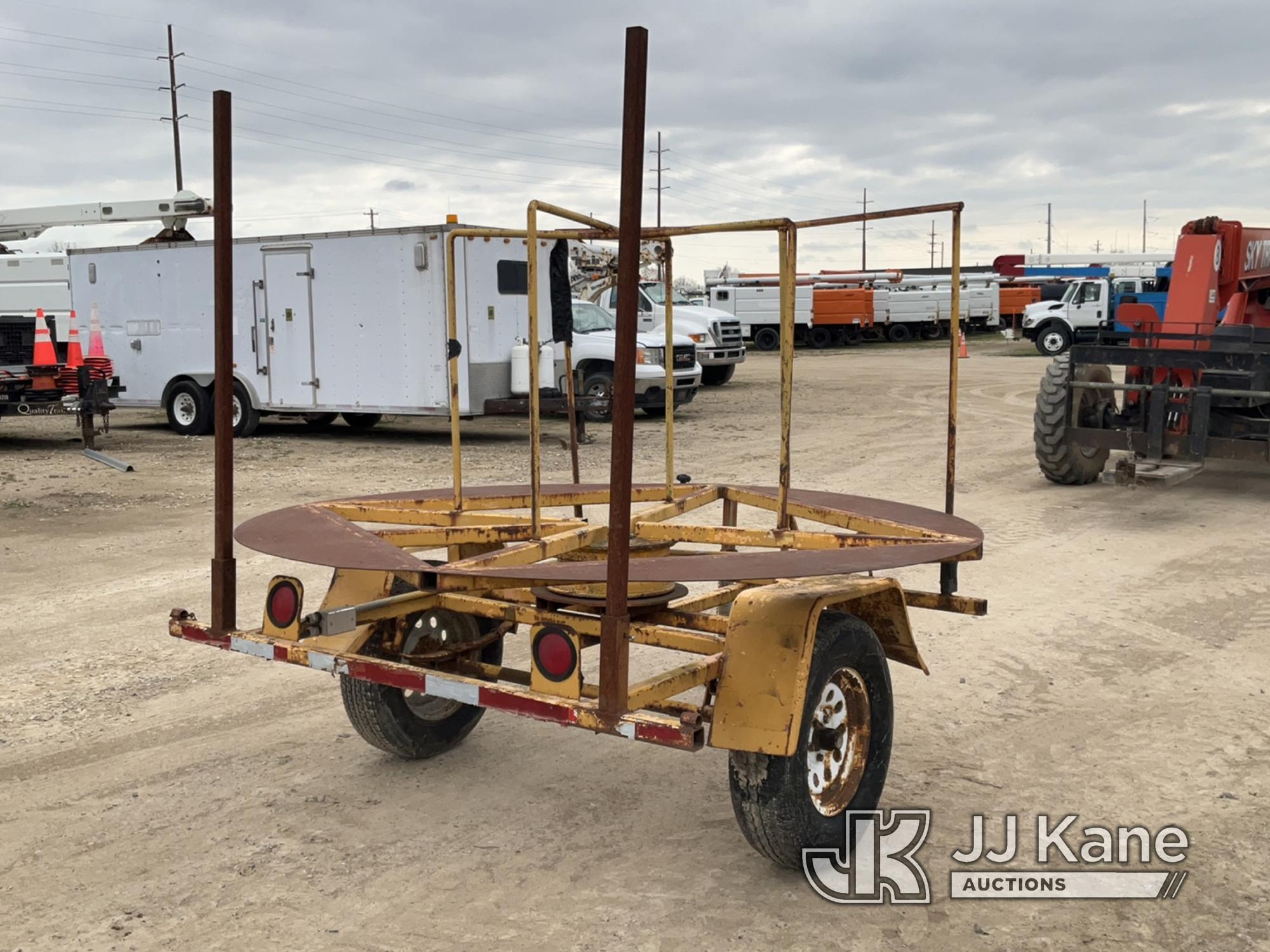 (Charlotte, MI) 1985 Custombuilt Coil Pipe Trailer No Title