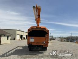 (Fort Wayne, IN) Altec LR756, Over-Center Bucket Truck mounted behind cab on 2013 Ford F750 Chipper