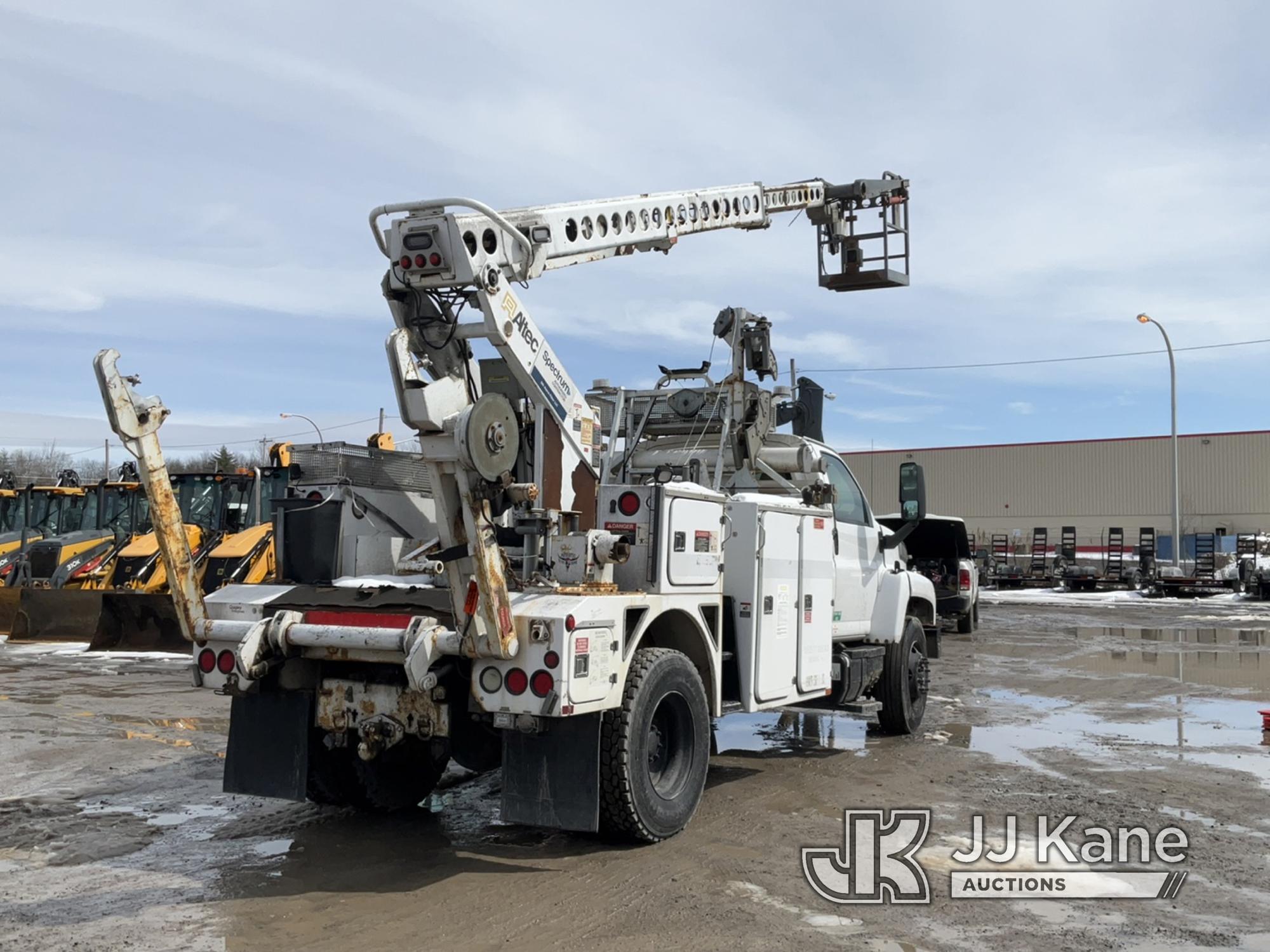 (Rome, NY) Altec A-T40C, Telescopic Non-Insulated Cable Placing Bucket Truck mounted on 2005 GMC C85