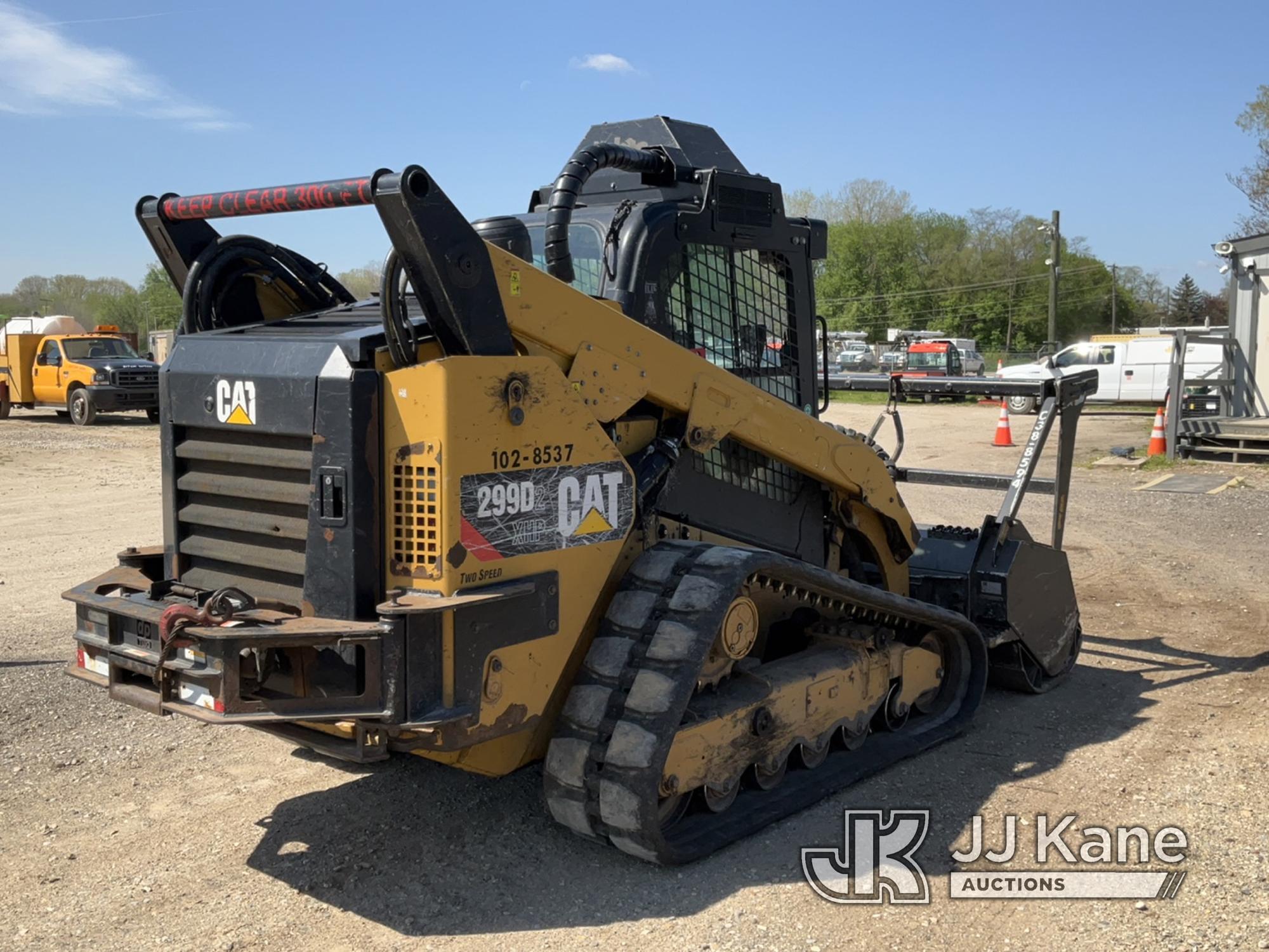 (Charlotte, MI) 2018 Caterpillar 299D Skid Steer Loader Runs, Moves, Loader Operates. Seller States: