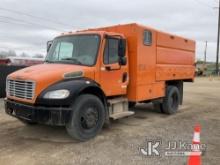 (Charlotte, MI) 2011 Freightliner M2 Chipper Dump Truck Runs, Moves, PTO Engages, Dump Control Stuck