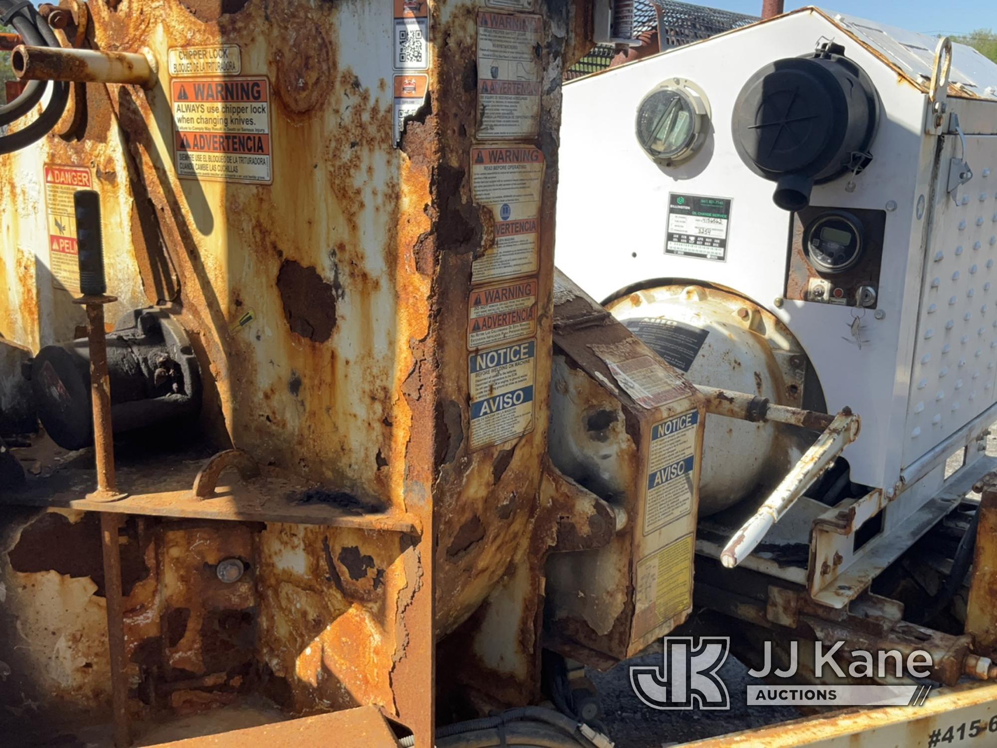 (Rome, NY) 2016 Morbark Beever M12D Chipper (12in Disc) No Title) (Bad Engine, Not Running, Conditio