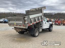 (Smock, PA) 2017 Ford F550 4x4 Dump Truck Runs, Moves & Operates, Rust Damage