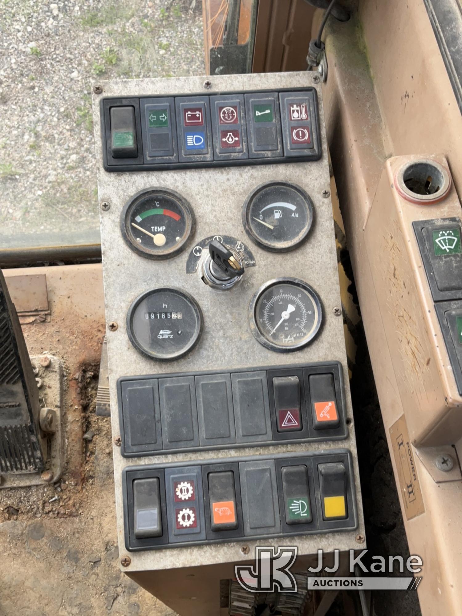 (Bellport, NY) 1994 Caterpillar 214BFT Rubber Tired Hydraulic Excavator Runs, Not Operating or Movin