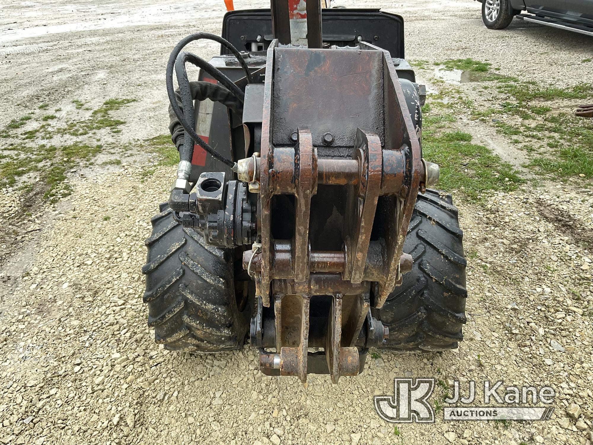 (Orleans, IN) 2003 Ditch Witch 410SXC Walk Beside Articulating Combo Trencher/Vibratory Cable Plow R