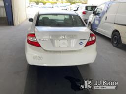 (Jurupa Valley, CA) 2012 Honda Civic 4-Door Sedan Runs & Moves, CNG Tanks Expire In 2027