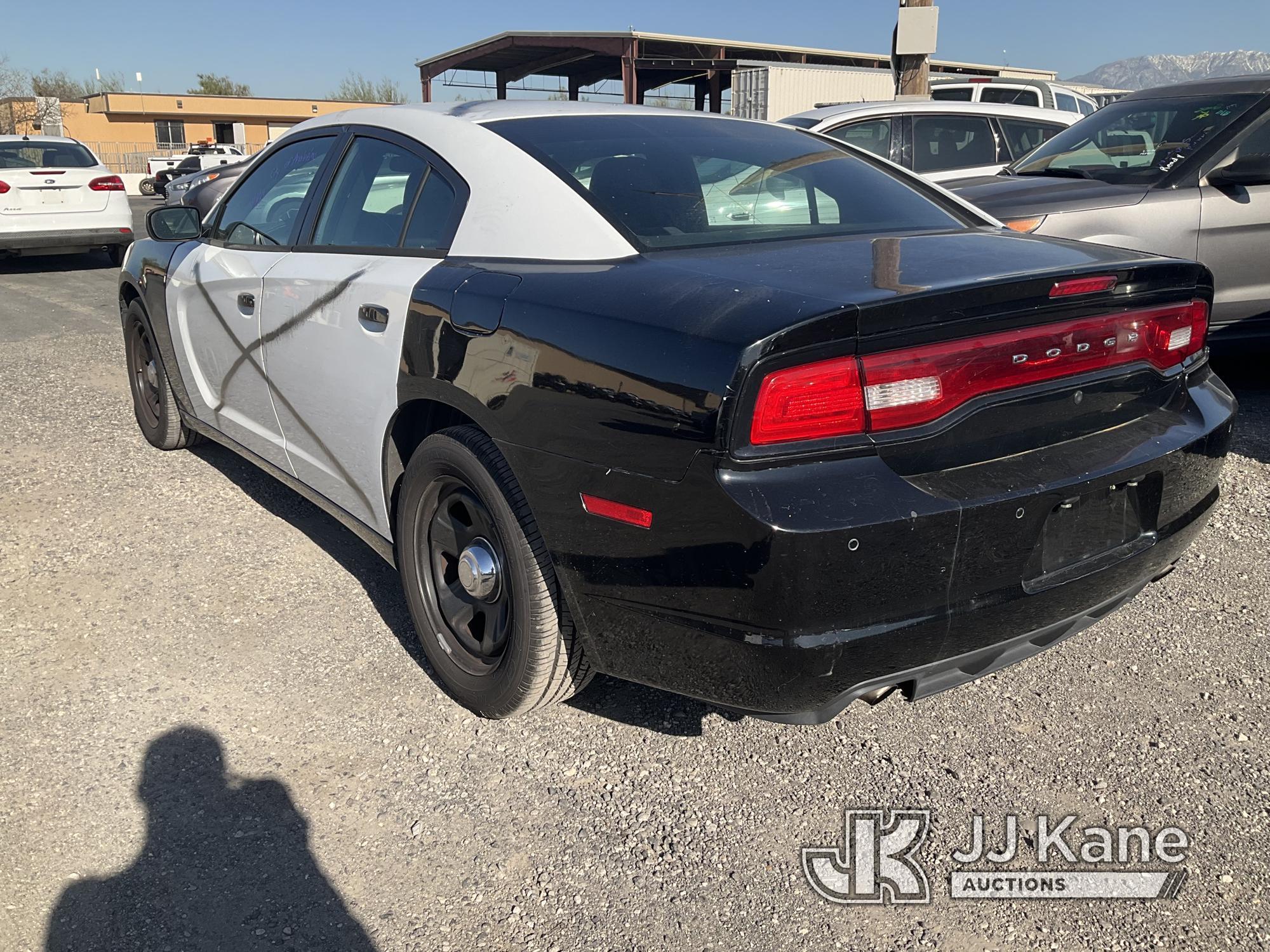 (Jurupa Valley, CA) 2014 Dodge Charger Police Package 4-Door Sedan Runs & Moves Abs Lights Is On, Ai