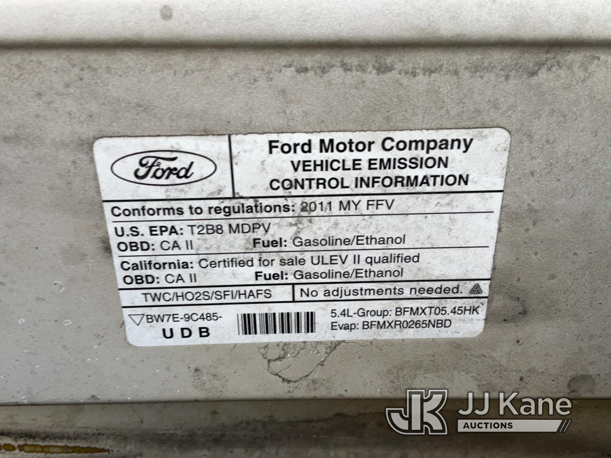 (Jurupa Valley, CA) 2011 Ford Econoline Cargo Van Bad Transmission, Passed Smog