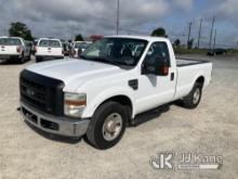 2008 Ford F250 Pickup Truck Runs & Moves)( Body/Paint Damage, Windshield Chipped