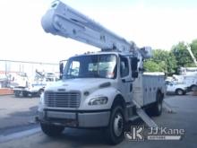 Altec AA55, Material Handling Bucket Truck mounted behind cab on 2018 Freightliner M2 Utility Truck 